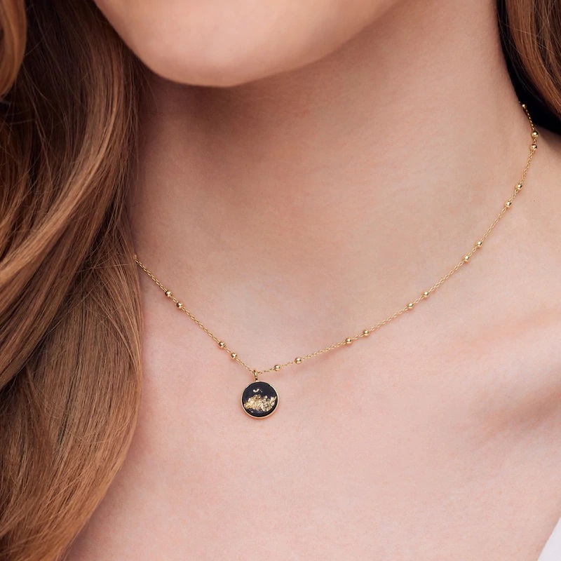 Necklace ELLA Black Gold | by Concrete Jungle