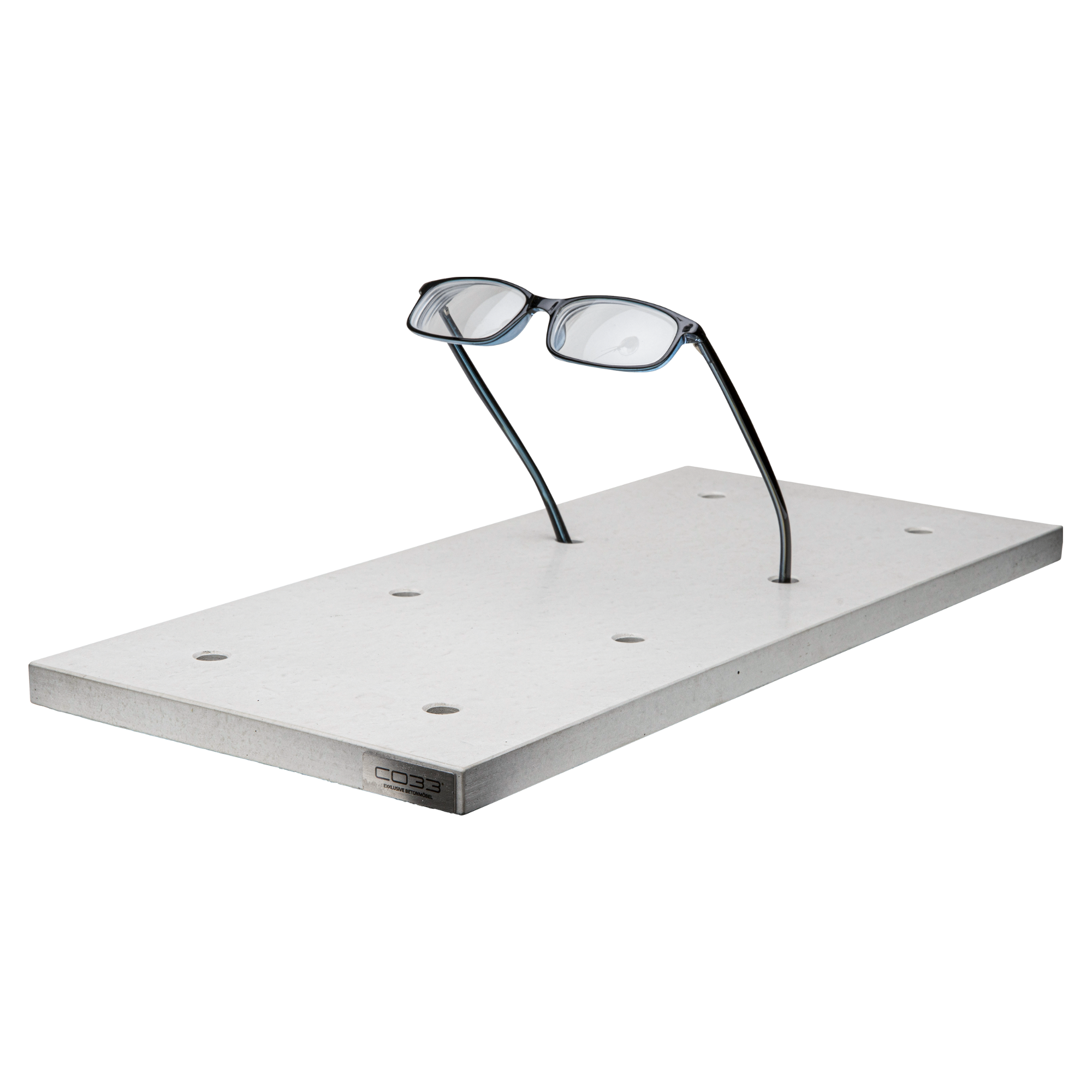 Brillenhalter für 4 Brillen aus Beton von CO33 Betonmöbel