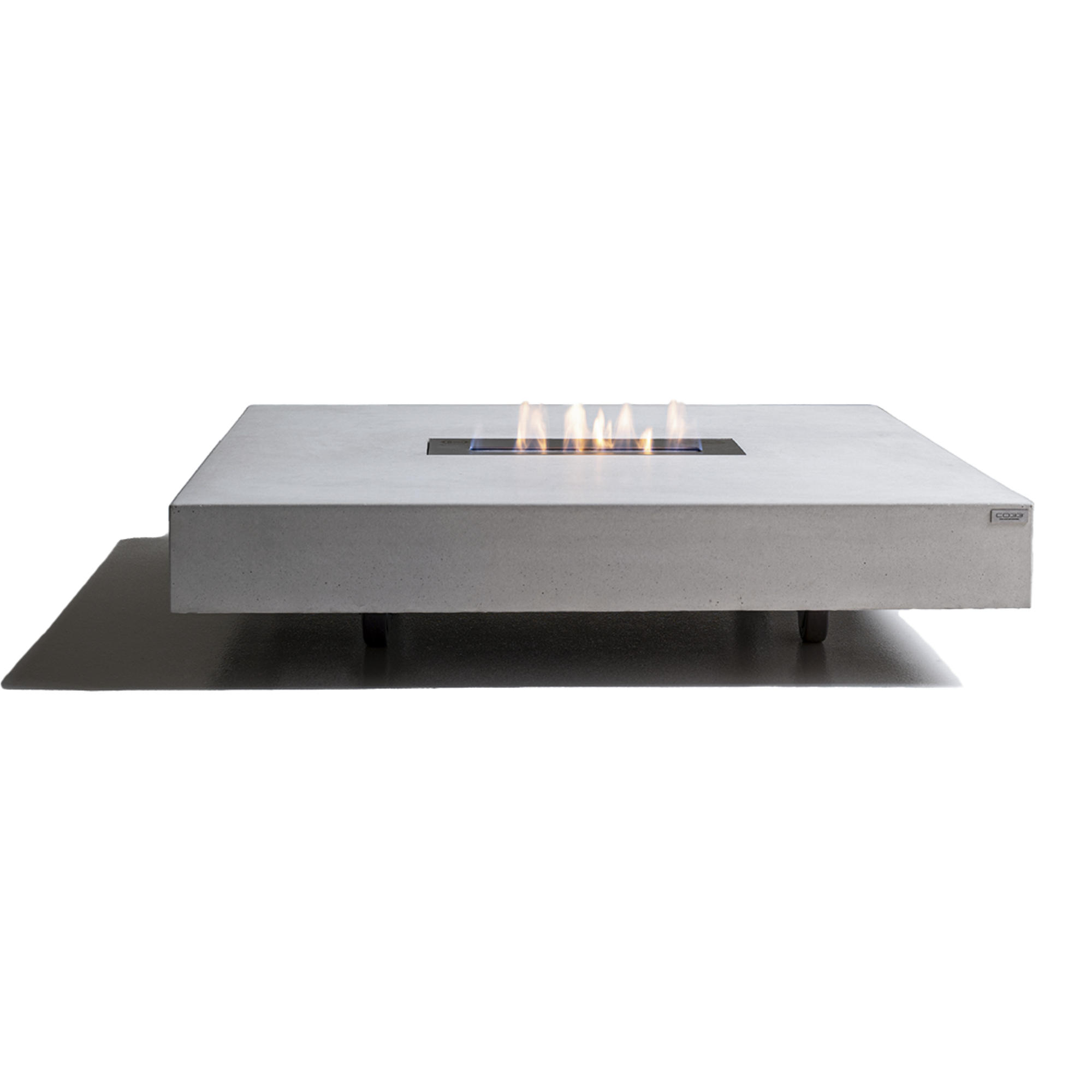 Feuertisch aus Beton mit Rollen  - prämiertes Design - CO33 Betonmöbel