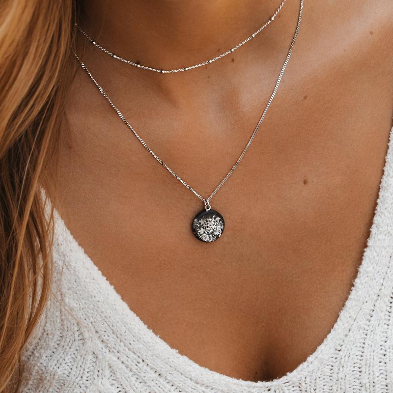 Collana MARY Black Silver | di Concrete Jungle