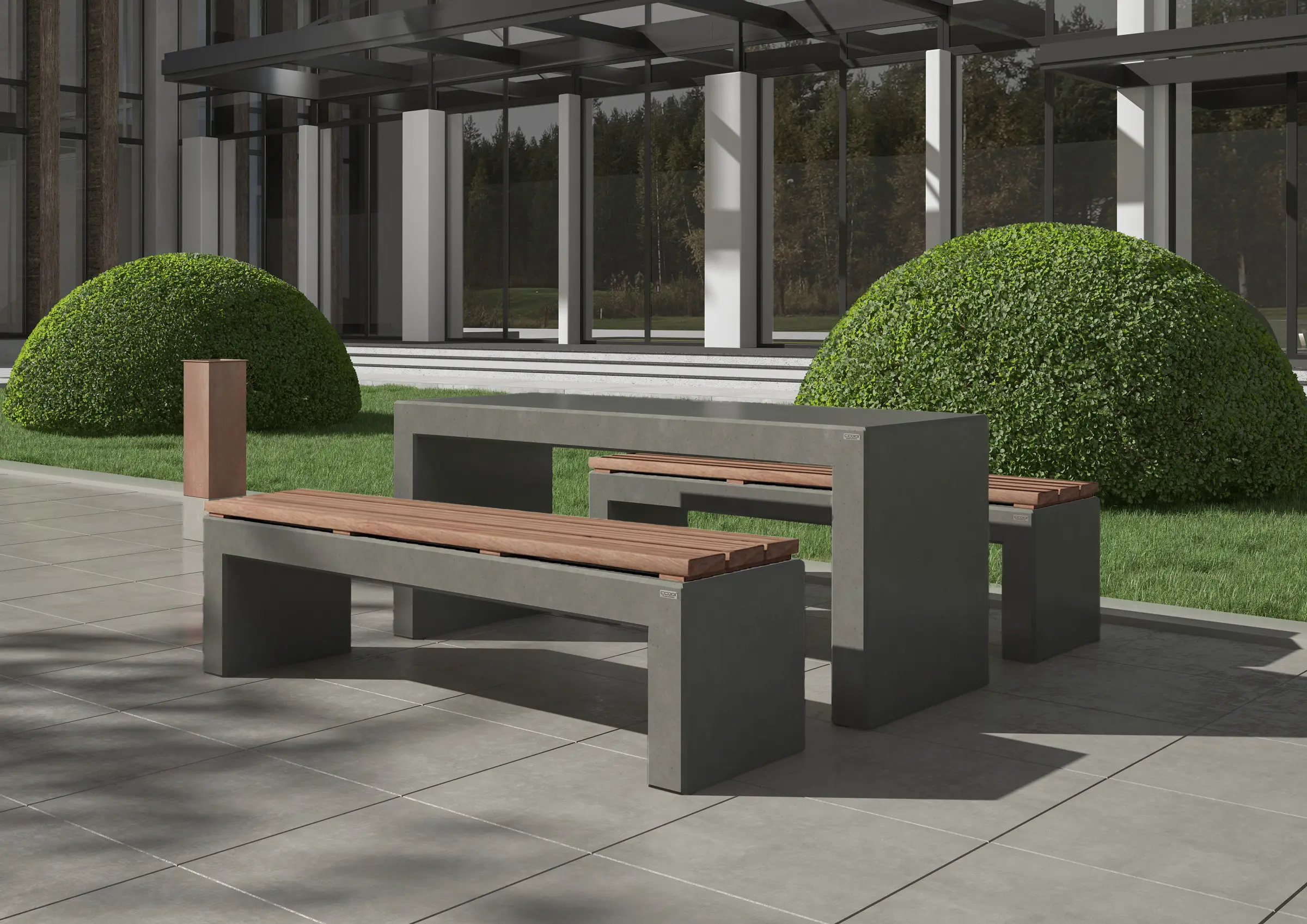 Sitzgruppe Pontis mit Holzauflage